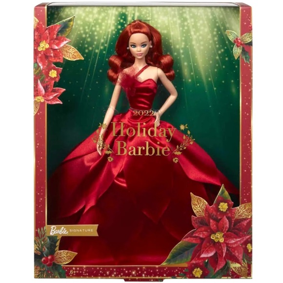2022 Holiday Barbie with Red Hair New in Box - Collector’s Item - Picture 2 of 5